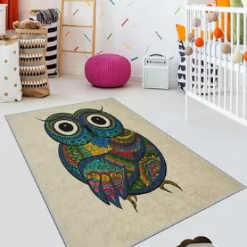 Covor de hol, KHMFESTO0019KECE, 80x200 cm, Poliester, Multicolor imagine