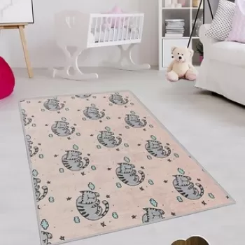 Covor de hol, KHMFESTO0027KECE, 80x150 cm, Poliester, Multicolor imagine