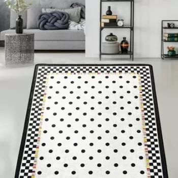 Covor de hol, La Punta Djt , 80x100 cm, 50% TESTURA DE catifea/50% poliester, Multicolor imagine