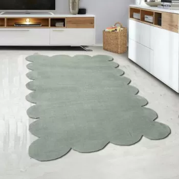 Covor de hol, Laser Plush, 80x150 cm, Poliester, Gri deschis imagine