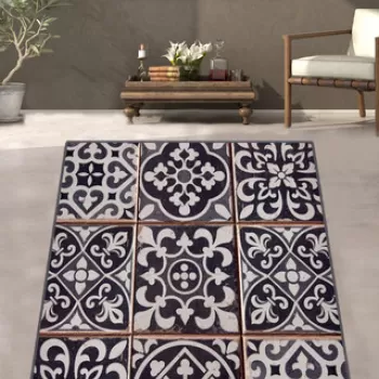 Covor de hol, Laterem Djt , 80x100 cm, 50% TESTURA DE catifea/50% poliester, Multicolor imagine