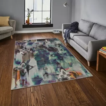 Covor de hol, Ledger, 100x150 cm, Poliester, Multicolor imagine