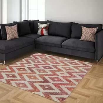 Covor de hol, Luella, 100x200 cm, Poliester, Multicolor imagine