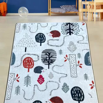 Covor de hol, Mechigon, 80x100 cm, Poliester, Multicolor imagine