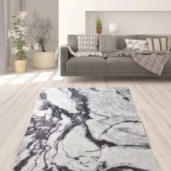 Covor de hol, Mermer , 50% TESTURA DE catifea/50% poliester, Multicolor imagine