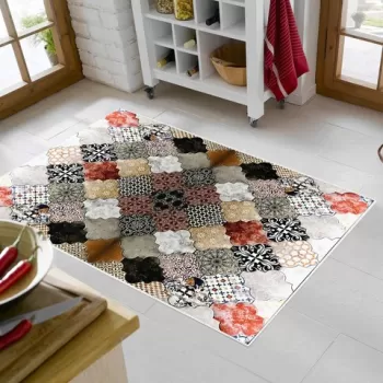 Covor de hol, Mu120, 80x150 cm, Poliamida, Multicolor imagine