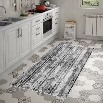 Covor de hol, Mu147, 80x150 cm, Poliamida, Gri imagine