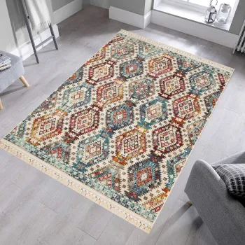 Covor de hol, Pr 08 Multy , 80x150 cm, Polipropilena, Multicolor imagine