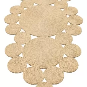 Covor de hol, Ptn 05 Natural , 90x200 cm, Polipropilena, Bej imagine