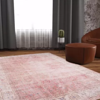 Covor de hol, Rustic AL 185 , 75x150 cm, Poliester , Multicolor imagine