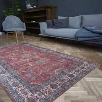 Covor de hol, Rustic AL 84 , 75x230 cm, Poliester , Multicolor imagine