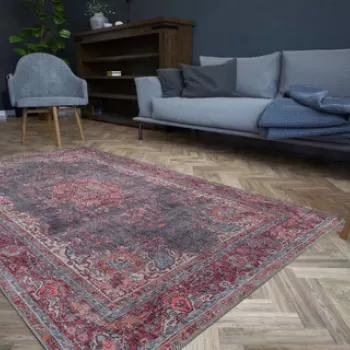 Covor de hol, Rustic AL 93 , 75x150 cm, Poliester , Multicolor imagine