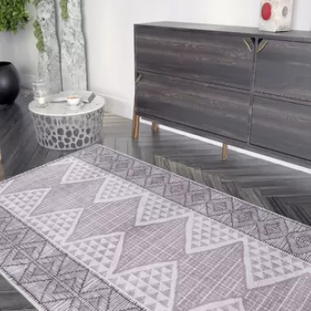 Covor de hol, Soul Chenille, 75x150 cm, Poliester , Multicolor imagine