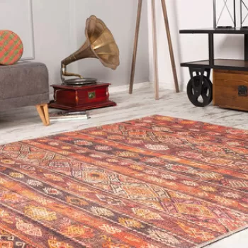 Covor de hol, Soul Chenille, 75x150 cm, Poliester , Multicolor imagine