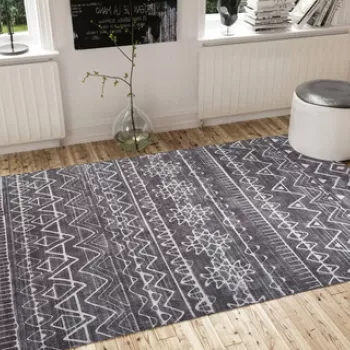 Covor de hol, Soul Chenille, 75x150 cm, Poliester , Multicolor imagine