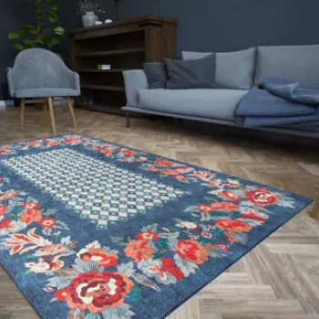 Covor de hol, Soul Chenille, 75x150 cm, Poliester , Multicolor imagine