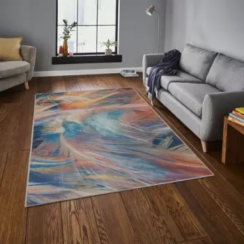 Covor de hol, Van, 80x200 cm, Poliester, Multicolor imagine