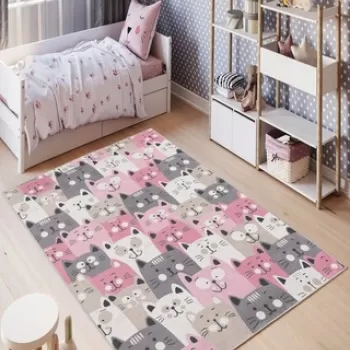 Covor de hol, W1015, 100x150 cm, Poliester, Multicolor imagine