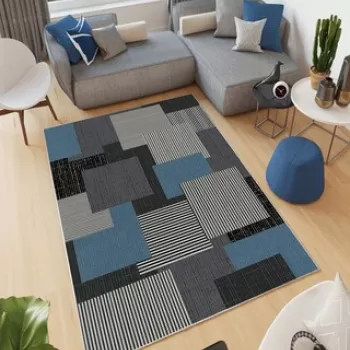 Covor de hol, W1044, 100x150 cm, Poliester, Multicolor imagine