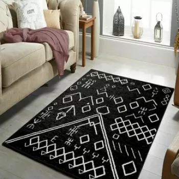 Covor de hol, W1085, 100x200 cm, Poliester, Multicolor imagine