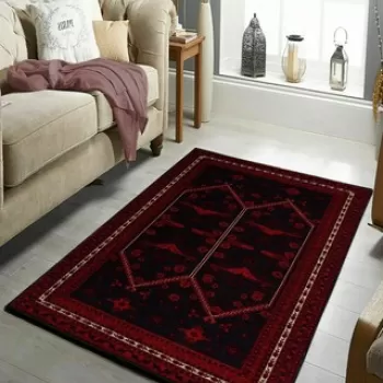 Covor de hol, W1087, 80x150 cm, Poliester, Multicolor imagine