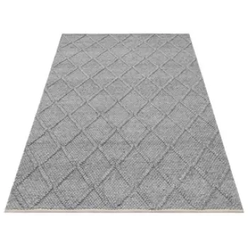 Covor, Diamond Grey, 170x240 cm, Lana, Gri imagine