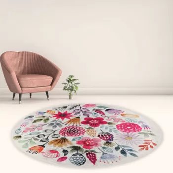 Covor, Drenaj Cap Djt 200X200, 50% TESTURA DE catifea/50% poliester, Multicolor imagine