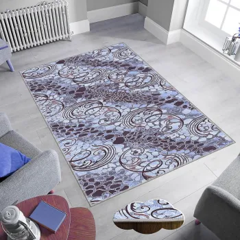 Covor, Eexfab1001-1, 140x220 cm, Poliester, Multicolor imagine
