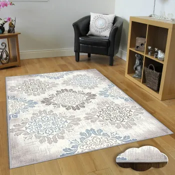 Covor, Eexfab1087, 80x150 cm, Poliester, Multicolor imagine