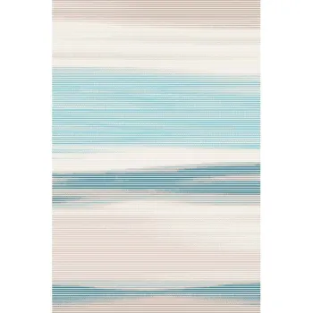 Covor, Eexfab1112-Klm, 80x200 cm, Bumbac, Crem / Albastru imagine