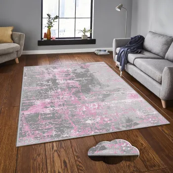 Covor, Eexfab1166, 80x300 cm, Poliester, Multicolor imagine