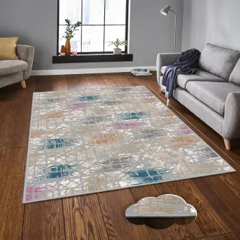 Covor, Eexfab1174, 180x280 cm, Poliester, Multicolor imagine