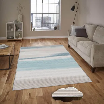 Covor, Eexfab1204, 140x220 cm, Poliester, Multicolor imagine