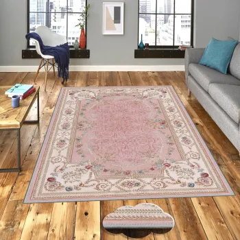 Covor, Eexfab466, 80x200 cm, Poliester, Multicolor imagine