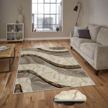Covor, Eexfab549, 100x200 cm, Poliester, Multicolor imagine