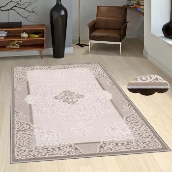 Covor, Eexfab615, 80x200 cm, Poliester, Multicolor imagine