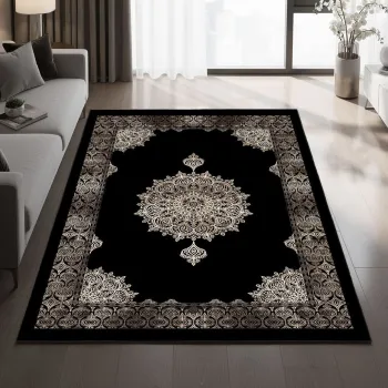 Covor, Eexfab649, 100x200 cm, Poliester, Multicolor imagine