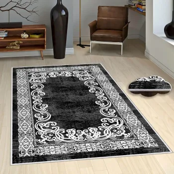 Covor, Eexfab653, 100x150 cm, Poliester, Multicolor imagine