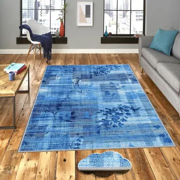 Covor, Eexfab711, 80x200 cm, Poliester, Multicolor imagine