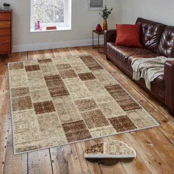 Covor, Eexfab716, 100x200 cm, Poliester, Multicolor imagine
