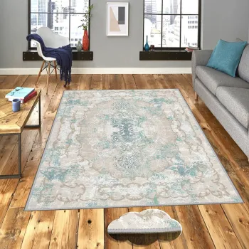 Covor, Eexfab722, 100x200 cm, Poliester, Multicolor imagine