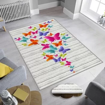 Covor, EEXFAB726, 120x180 cm, Poliester, Multicolor imagine