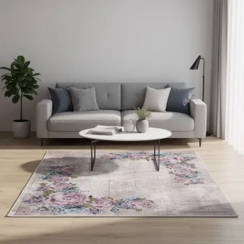 Covor, Eexfab731, 140x220 cm, Poliester, Multicolor imagine