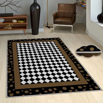 Covor, Eexfab743, 100x150 cm, Poliester, Multicolor imagine