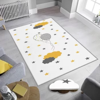 Covor, EEXFAB745, 120x180 cm, Poliester, Multicolor imagine