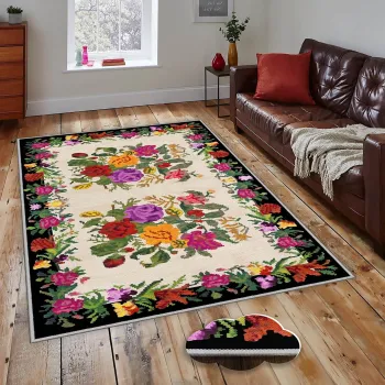 Covor, Eexfab767, 180x280 cm, Poliester, Multicolor imagine