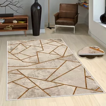 Covor, EEXFAB823, 160x230 cm, Poliester, Multicolor imagine