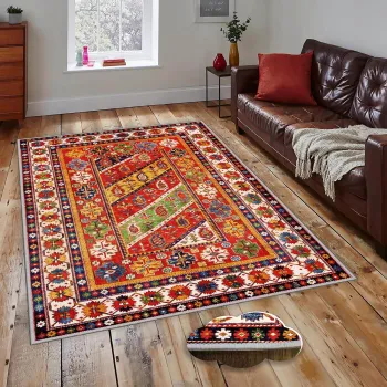 Covor, Eexfab832, 180x280 cm, Poliester, Multicolor imagine