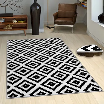 Covor, Eexfab842, 100x200 cm, Poliester, Multicolor imagine