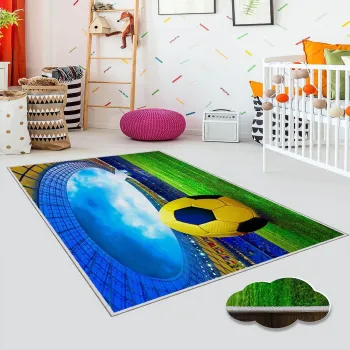 Covor, Eexfab854, 100x150 cm, Poliester, Multicolor imagine